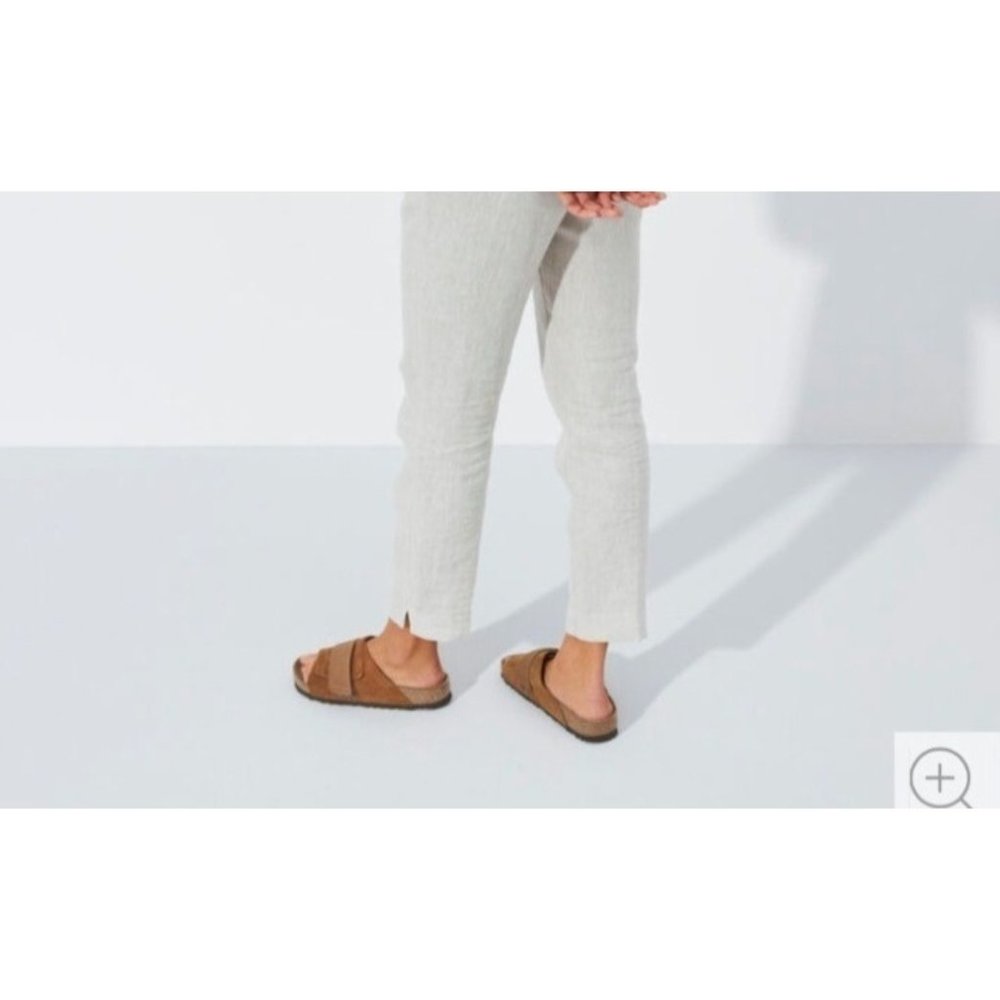 Birkenstock Kyoto Nubuck/Suede Leather in Mink - Picture 8 of 13
